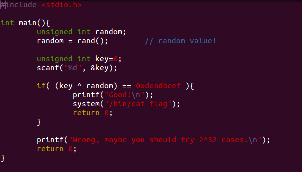 Code random.c